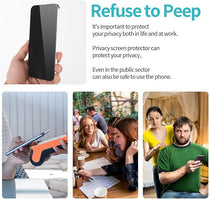 OneMinute Edge to Edge Privacy Tempered Glass for IPHONE 13PRO