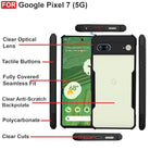 YOFO Google Pixel 7 (5G) Back Case Cover | Camera Protection Shockproof Bumper