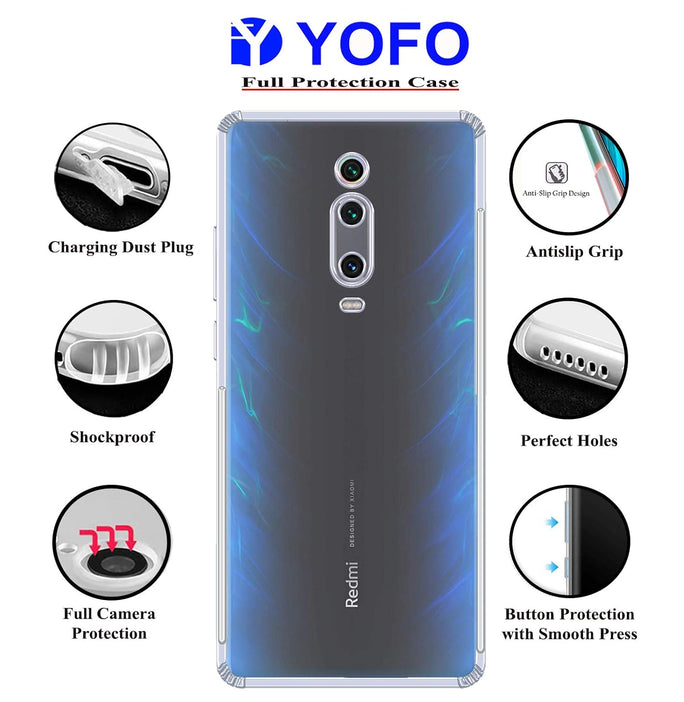 YOFO Transparent Back Cover for Redmi K20/ K20 pro