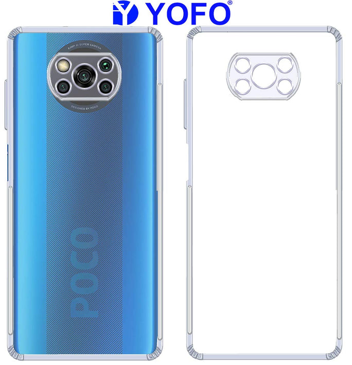 YOFO Transparent Back Cover for Poco X3 / X3 Pro