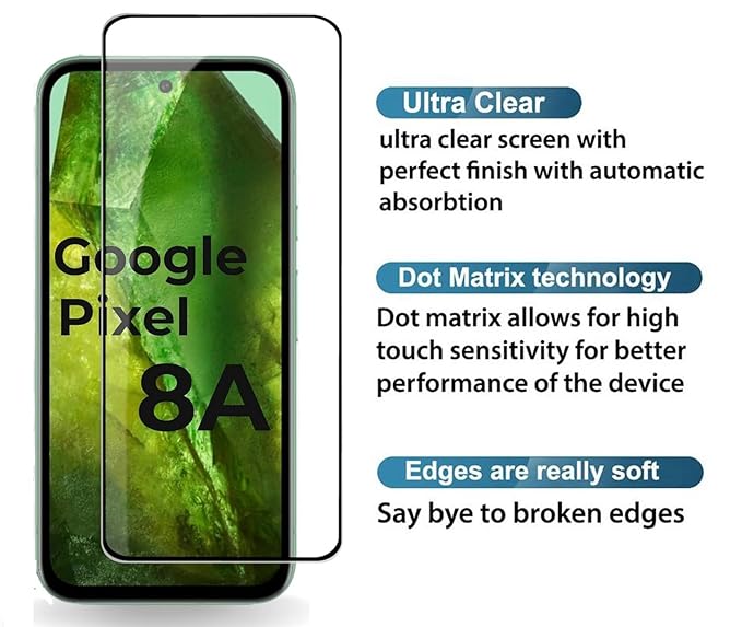 Edge to Edge Tempered Glass for Google Pixel 8A