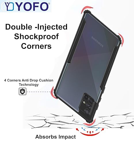 YOFO Shockproof Back Cover for Samsung A71 (4G)