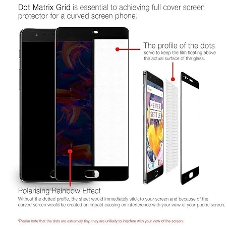 Edge to Edge Tempered Glass for Oneplus 3T