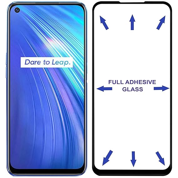 Edge to Edge Tempered Glass for Realme 6 /6i