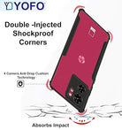 YOFO Shockproof Back Cover for Motorola Edge 40