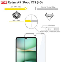 Edge of Edge Tempered Glass for Redmi A5