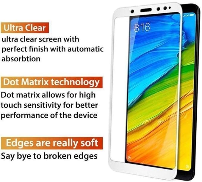 YOFO Edge to Edge Tempered Glass for Redmi Note 5 Pro