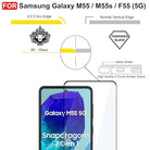 Edge to Edge Tempered Glass for Samsung F55,M55 5G ,F62, M62,M51,M52 5G,M53 5G