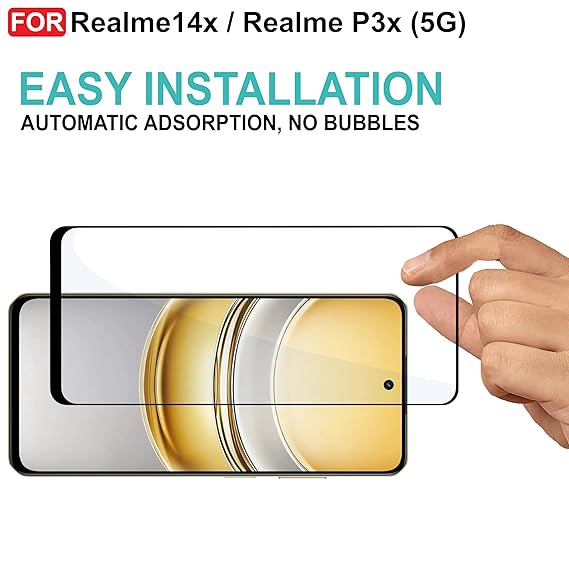 Edge to Edge Tempered Glass for Realme P3x