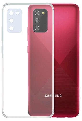 YOFO Silicon Transparent Back Cover for Samsung Galaxy M02 Shockproof Bumper Corner with Ultimate Protection