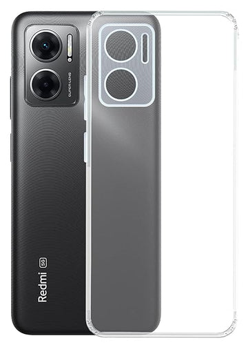 YOFO Back Cover for Redmi 11 Prime (5G) (Silicone|Transparent|Camera Protection)