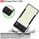 YOFO Google Pixel 7 (5G) Back Case Cover | Camera Protection Shockproof Bumper