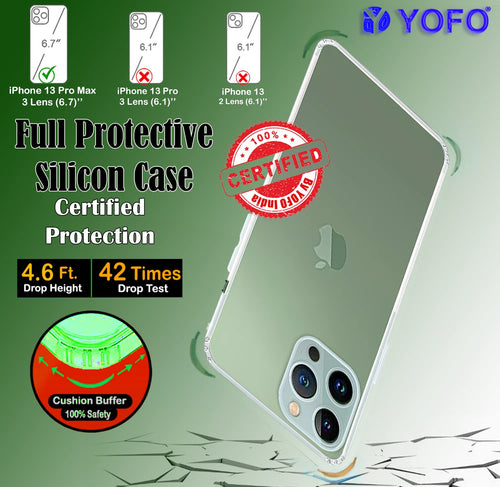 YOFO Back Cover for Apple iPhone 13 Pro Max (6.7)