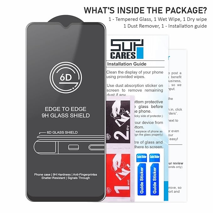 Edge to Edge Tempered Glass for Samsung A12/A13/A23/M33 (5G)
