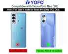 YOFO Transparent  Back Cover for Tecno Pova Neo (5G)