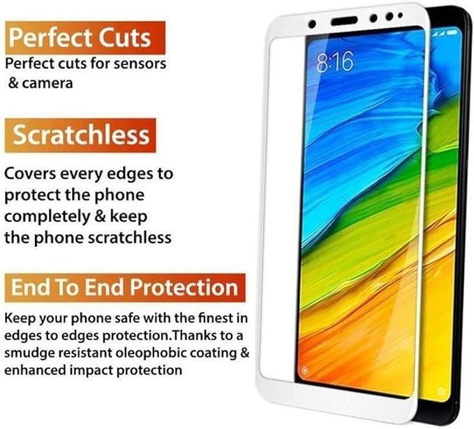 YOFO Edge to Edge Tempered Glass for Redmi Note 5 Pro