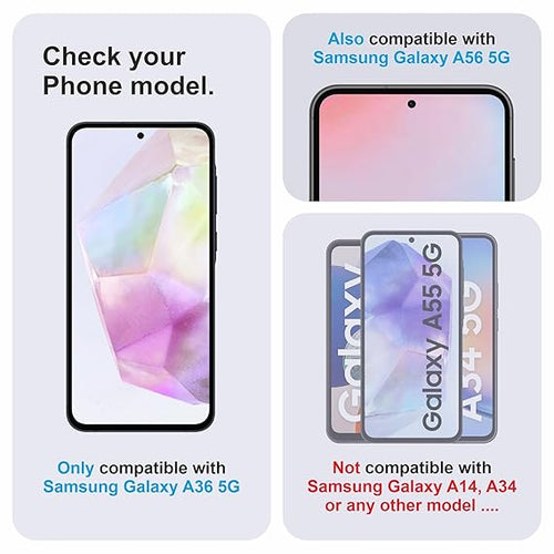 Edge of Edge Tempered Glass for SAMSUNG A36/A56