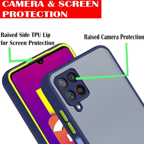 YOFO Smoke Back Cover for Samsung Galaxy M32 (4G)/F22(4G)