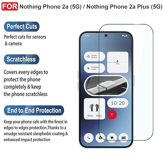 Edge to Edge Tempered Glass for Nothing 2A