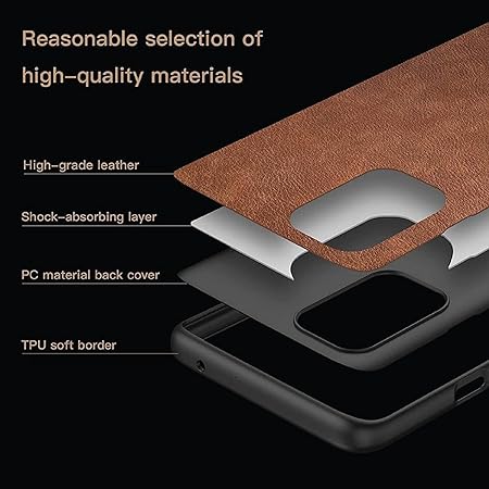 YOFO Leather Back Cover for Vivo-Y20