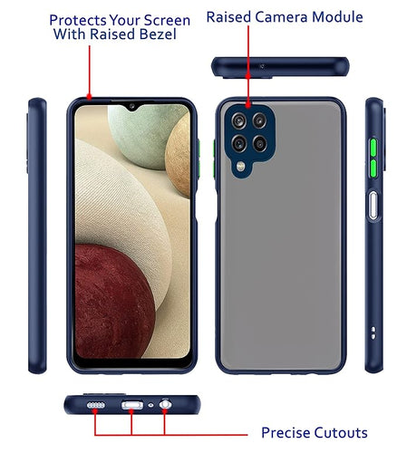 YOFO Smoke Back Cover for Samsung A 12