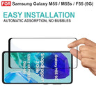 Edge to Edge Tempered Glass for Samsung F55,M55 5G ,F62, M62,M51,M52 5G,M53 5G