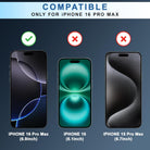 OneMinute Edge to Edge Privacy Tempered Glass for IPHONE 16 PRO MAX