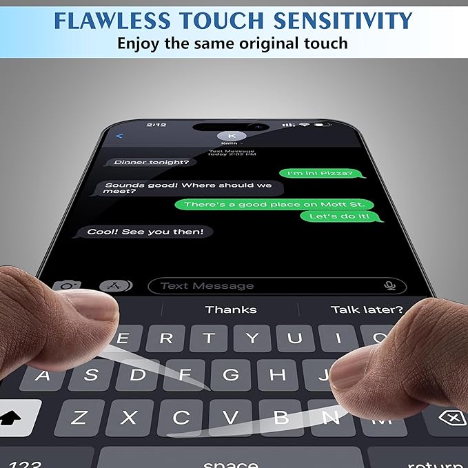 OneMinute Edge to Edge Privacy Tempered Glass for IPHONE 16PRO