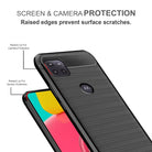 YOFO Back Cover Case for Motorola Moto G 5G | Compatible for Motorola Moto G 5G Back Cover Case | 360 Degree Protection | Soft and Flexible (TPU | Matte Black)