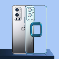 YOFO Chrome Back Cover for OnePlus 9 Pro | Electroplated Colored Frame | Compatible with OnePlus 9 All Variant
