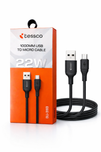 Fast Charging Micro USB Cable  | 1000mm Extra Tough Data Transfer Cord for Android Smartphones & Tablets (1 Pc)