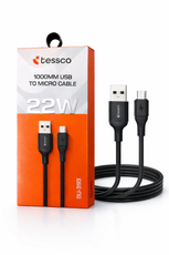 Fast Charging Micro USB Cable  | 1000mm Extra Tough Data Transfer Cord for Android Smartphones & Tablets (1 Pc)