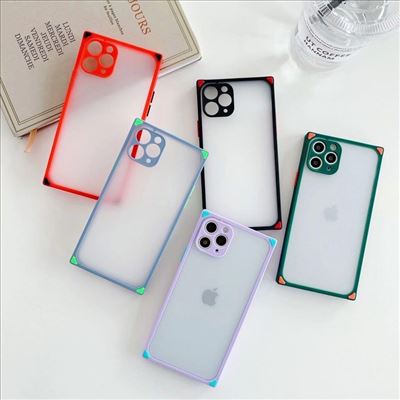 YOFO Square Smoke Back Cover for Oppo F17 Pro