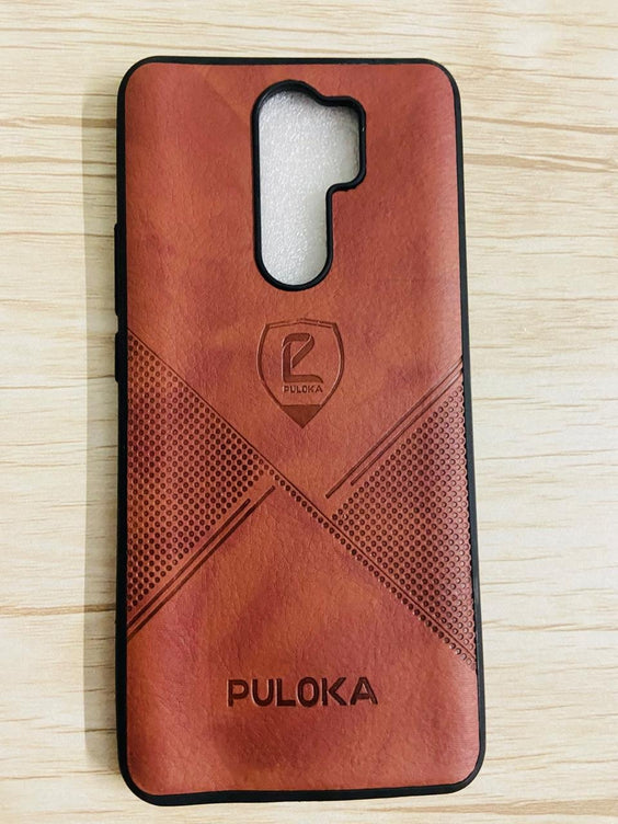 YOFO Leather Back Cover for Redmi 9 Prime