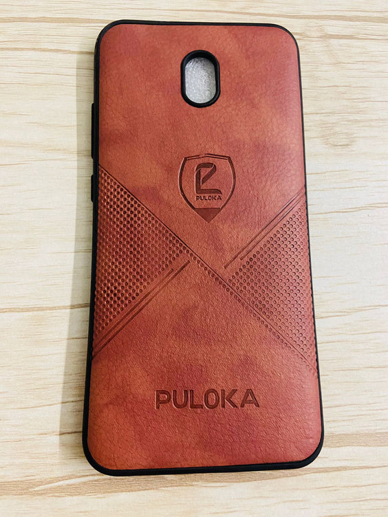 YOFO Leather Back Cover for MI Redmi 8A