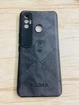 YOFO Leather Back Cover for Tecno Spark 7 Pro