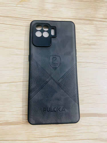 YOFO Leather Back Cover for  Oppo F19 Pro