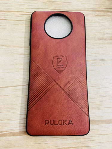 YOFO Leather Back Cover for Poco X3