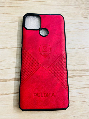 YOFO Leather Back Cover for Realme Narzo 30A