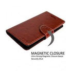 YOFO Redmi 8 Flip Back Cover Case | Inbuilt Stand & Pockets | Magnetic Shockproof Leather Wallet Style Flip Case for Redmi 8
