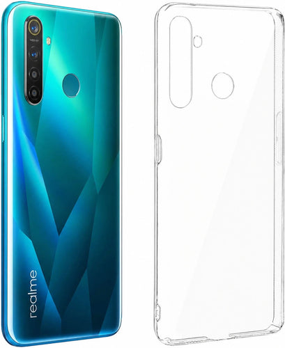 YOFO Crystal Clear Hard Case for Realme 5 / 5i / 5s | Anti-Yellow Technology|Durable| Slim Shockproof Protective Armor