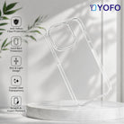 YOFO Back Cover for Realme 11 Pro/Realme 11 Pro Plus|Hard Case | Anti-Yellow Technology|Durable (Transparent, Hard Case, Thermoplastic Polyurethane, Pack of: 1)