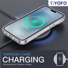 YOFO Back Cover for Realme 11 Pro/Realme 11 Pro Plus|Hard Case | Anti-Yellow Technology|Durable (Transparent, Hard Case, Thermoplastic Polyurethane, Pack of: 1)