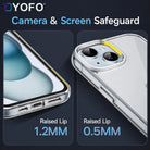 YOFO Back Cover for Realme 11 Pro/Realme 11 Pro Plus|Hard Case | Anti-Yellow Technology|Durable (Transparent, Hard Case, Thermoplastic Polyurethane, Pack of: 1)