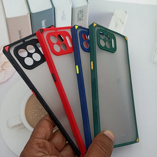 YOFO Square Smoke Back Cover for Oppo F17 Pro