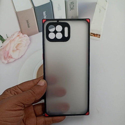 YOFO Square Smoke Back Cover for Oppo F17 Pro