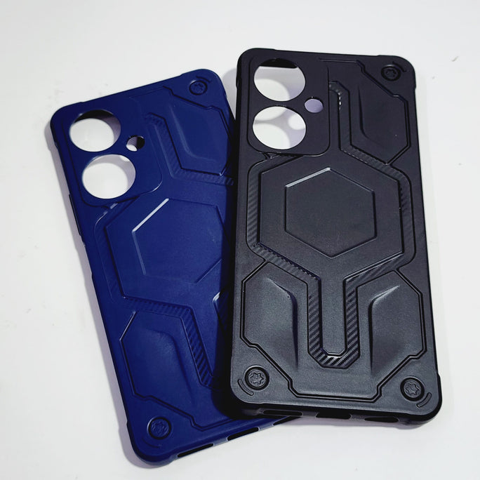 YOFO limited edition store Vivo Y27 Armor Back Cover | Camera Protection, Drop Protection, Anti Fingerprint, Anti Slip, 3D Design