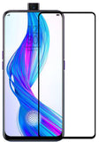 YOFO HD D+ Edge to Edge Full Screen Coverage Tempered Glass for Realme X - Full Glue Gorilla Glass (Black)