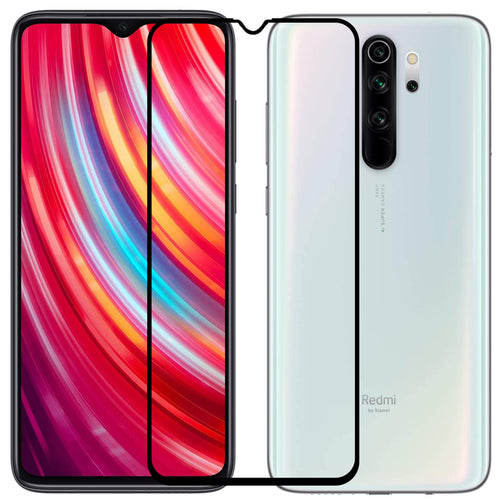 YOFO HD D+ Edge to Edge Full Screen Coverage Tempered Glass for Mi Redmi Note 8 Pro - Full Glue Gorilla Glass (Black)