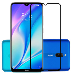 YOFO HD D+ Edge to Edge Full Screen Coverage Tempered Glass for Redmi 8A Dual - Full Glue Gorilla Glass (Black)